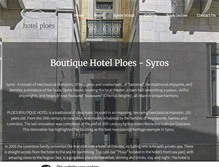 Tablet Screenshot of hotelploes.com